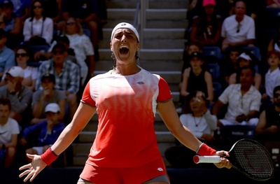 ジャバーが初の全米OP16強 ガウフも4回戦進出