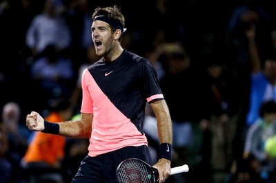 デルポトロが15連勝、ラオニッチとの死闘制し4強 マイアミOP