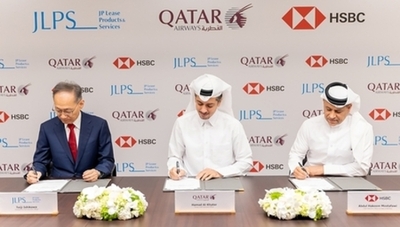 Qatar Airways Group、HSBCおよびJP Leaseと日本初の資金調達契約を締結