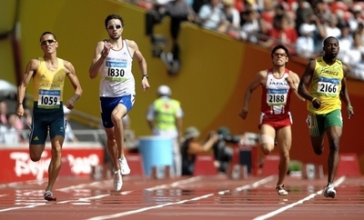 金丸 男子400メートル予選通過ならず