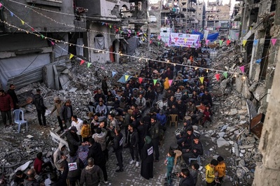 【今日の1枚】荒廃した街で迎えるラマダン パレスチナ自治区