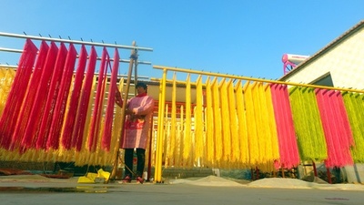 野菜練り込む「蔬菜麺」、新年を前に生産追い込み 山東