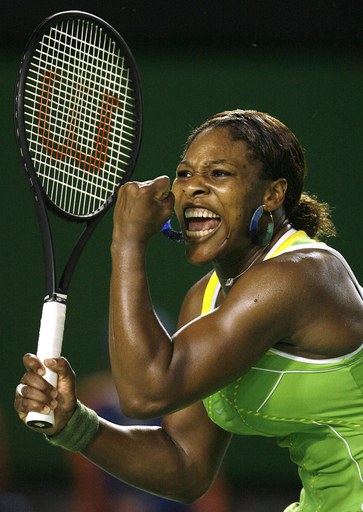 ＜テニス 07全豪オープン＞女子シングルス、セレーナ 第5シードのペトロワを逆転で降しベスト16入り - オーストラリア