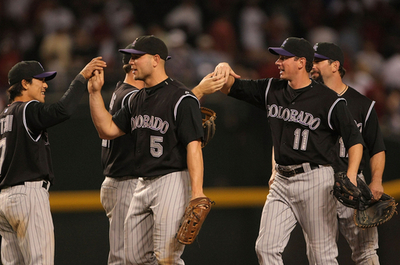 ロッキーズ ダイヤモンドバックスに先勝