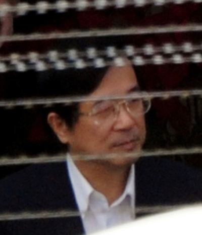 台湾前総統の汚職公判始まる