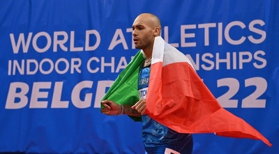 五輪100m王者ヤコブスが男子60ｍ制覇、世界室内陸上