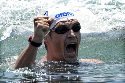 ヤイノティスがオープンウォーター男子10キロ制す、第15回世界水泳