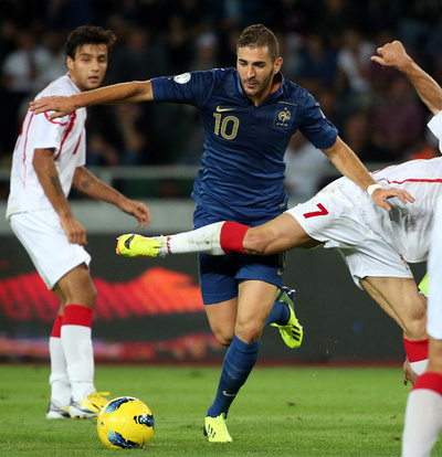 ゴールが遠いフランス、グルジアと引き分ける