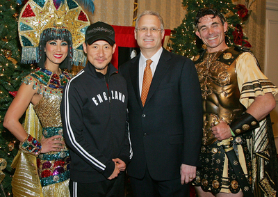 香港スターのジャッキー・チュン、ショー出演を控えラスベガスに到着