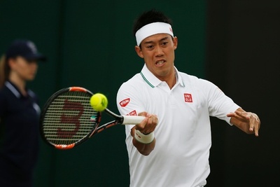 錦織 脇腹の故障で4回戦を途中棄権 ウィンブルドン選手権 写真1枚 国際ニュース Afpbb News