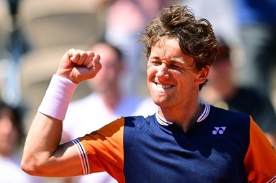 昨年準Vルードが全仏OP4回戦へ ルーネ、ズベレフも16強