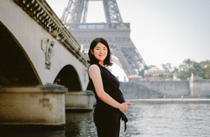 レズビアン夫婦として韓国で初めて妊娠したキム・ギュジンさん（ツイッターキャプチャー）(c)news1