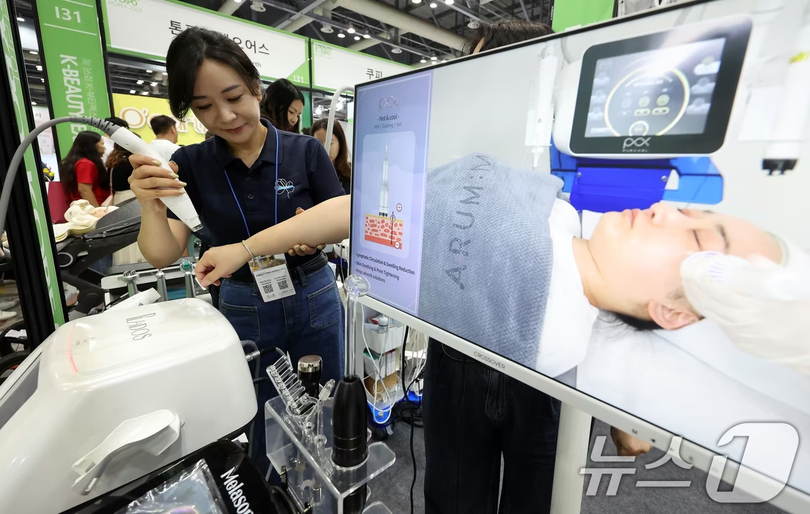 2024年10月17日、韓国京畿道高陽市のKINTEXで開催された「2024 K-ビューティーエキスポコリア」(c)news1
