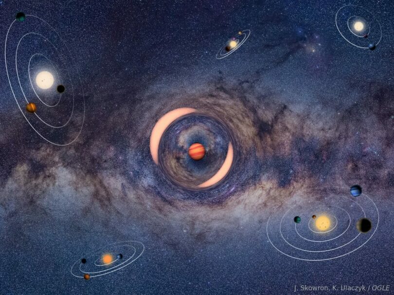 自由浮遊惑星の微小重力レンズ現象を描いた概念図＝宇宙航空庁(c)MONEYTODAY