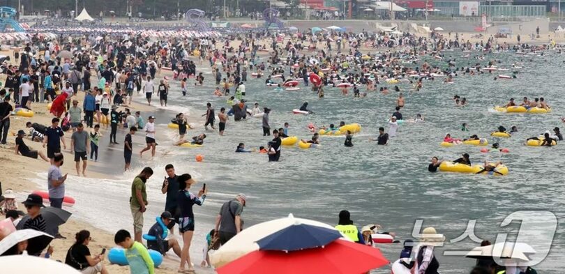 釜山・海雲台海水浴場(c)news1