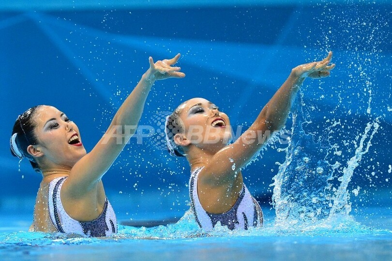 乾/小林組、シンクロナイズドスイミング・デュエットで5位