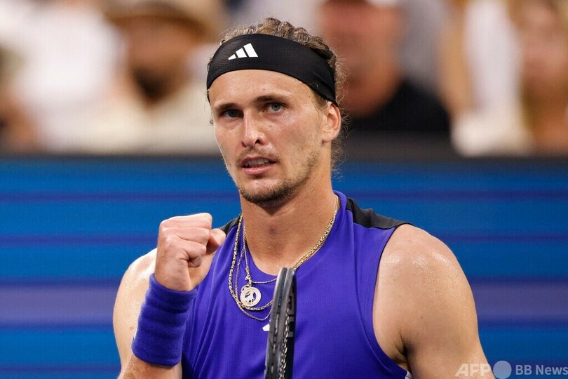 ズベレフが全米OP8強 フリッツと再戦へ