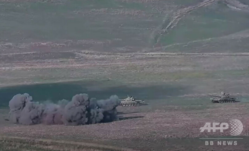 アルメニアとアゼルバイジャン、係争地で軍戦闘
