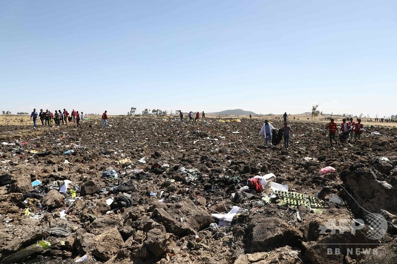 エチオピア航空機が墜落、乗客乗員157人全員が死亡