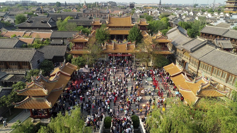 中国のメーデー5連休 2億5千万人の人出予想