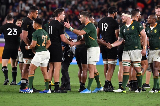 王者NZが南ア下す、注目対決制し連覇へ好発進 ラグビーW杯