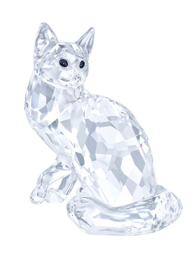 超お徳用スワロフスキー 猫（ネコ）Swarovski クリスタル 置物