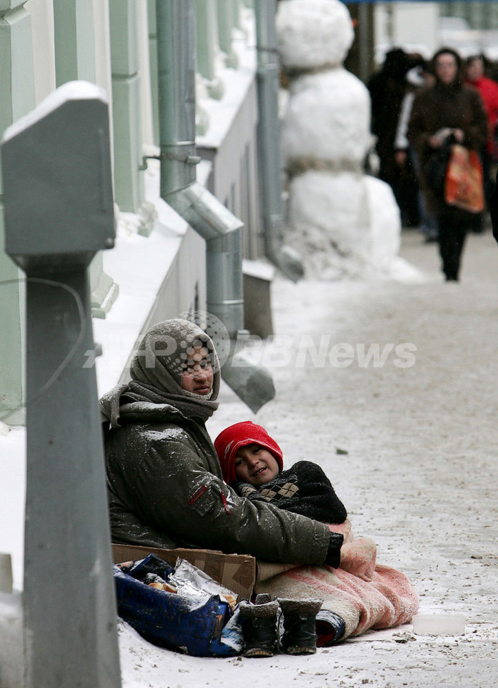モスクワで低体温症により死者5人 - ロシア 写真1枚 国際ニュース:AFPBB News