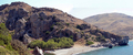 石器などが見つかったギリシャ・クレタ（Crete）島南西部プレベリ（Preveli）の海辺（撮影日不明、2011年1月3日ギリシャ文化省提供）。(c)AFP/MINISTRY OF CULTURE