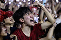 韓国ソウルの高麗大学校で行われたPSYのライブコンサートの様子（2022年5月27日撮影）。(c)ANTHONY WALLACE / AFP