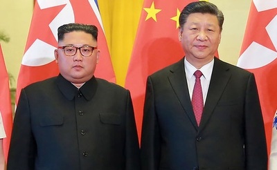 金委員長が3度目の訪中、中国への忠誠心示す