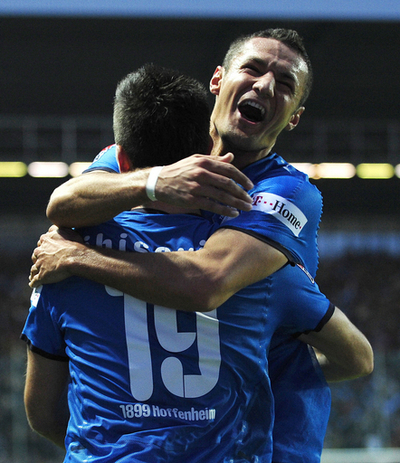 ホッフェンハイム ハンブルガーSVに快勝で3連勝