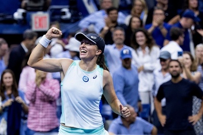 全米OP決勝進出のシフィオンテク、トイレ休憩が奏功