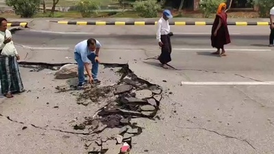 動画:ミャンマー中部でM7超の大きな地震 タイでも被害