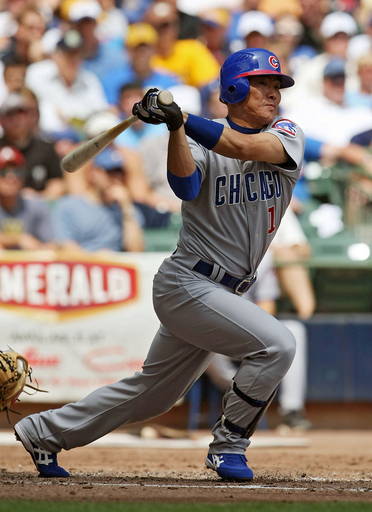 福留 ブルワーズ戦で第8号2点本塁打を放つ