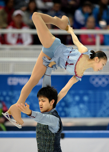 フィギュア団体戦・ペアFSで5位の高橋/木原組、ソチ五輪