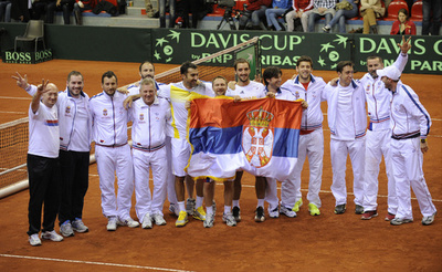 セルビアがベルギーを下し準々決勝進出、デビス杯