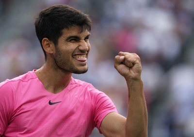 アルカラスが世界1位復帰に王手、メドベと決勝へ BNPパリバOP