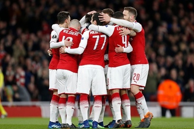 アーセナルがCSKAに4発大勝、EL4強に大きく前進