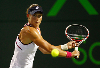 シャラポワらが4回戦へ、クライシュテルス敗退 ソニー・エリクソン・オープン