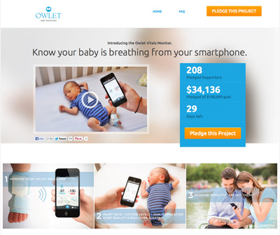 「スマートソックス」で赤ちゃんの健康状態をチェック