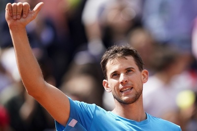 ティエムが完勝で4年連続の全仏4強、準決勝はジョコビッチと