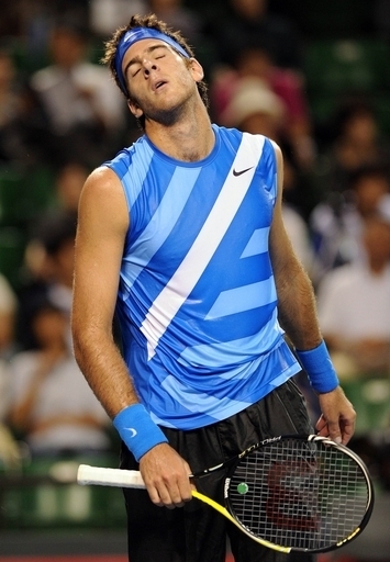 全米覇者デルポトロ、1回戦で敗退 楽天オープン