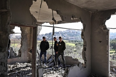 イスラエル軍、パレスチナ人容疑者の自宅を破壊 ヨルダン川西岸