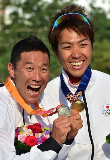 細田が男子トライアスロンで金、田山は銀 アジア大会