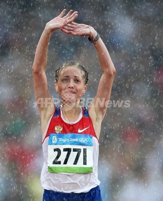 国際ニュース：AFPBB Newsカニスキナ 女子20キロメートル競歩で金メダル