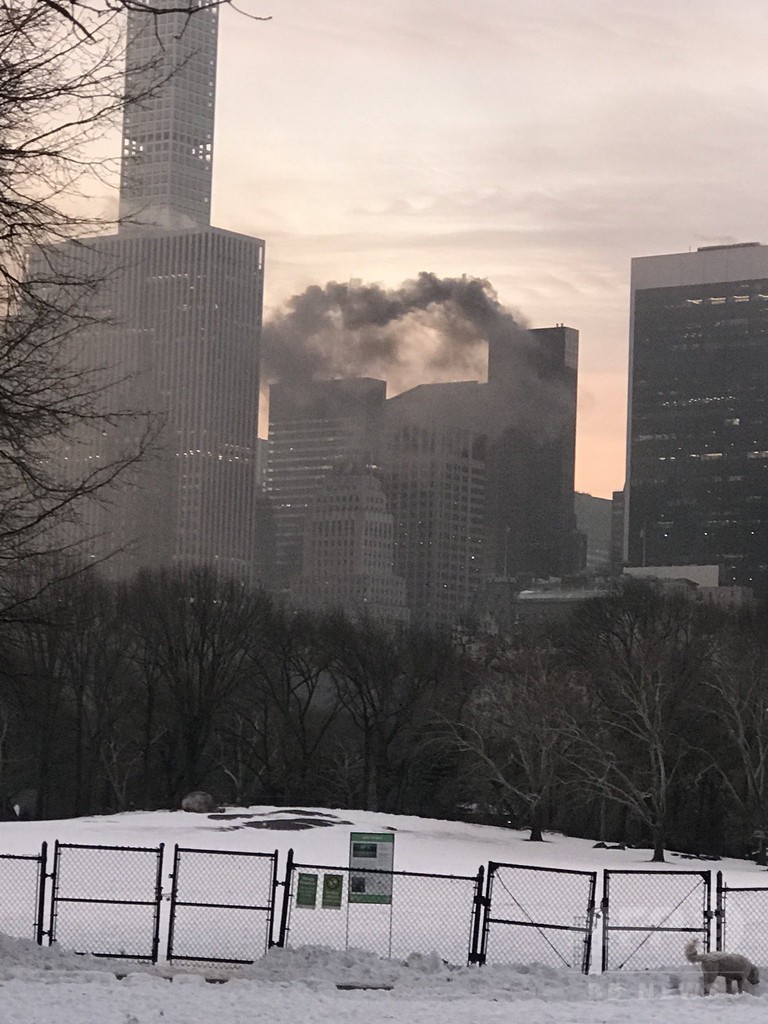 Nyのトランプタワーで火災 1人重傷 空調設備に問題か 写真3枚 国際ニュース Afpbb News