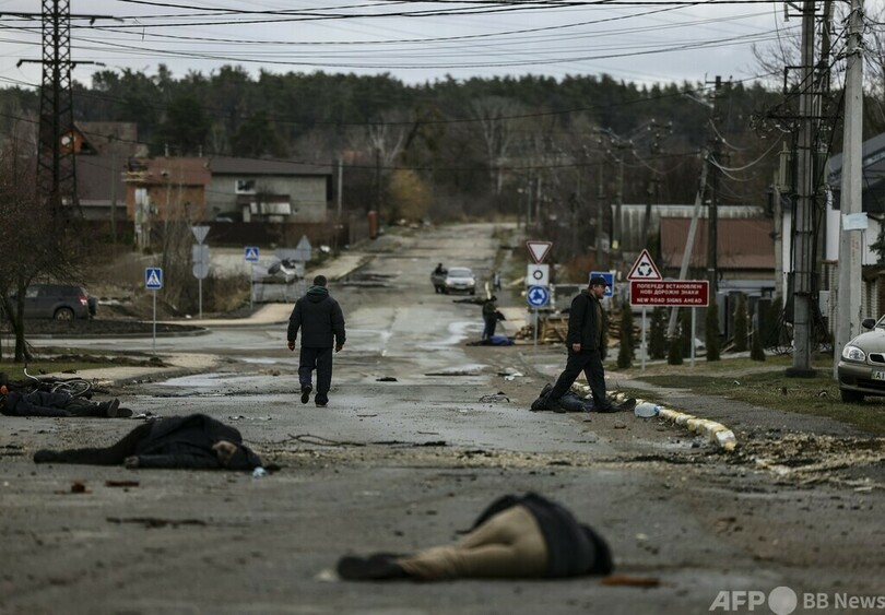 【記者コラム】ブチャ：死体で埋め尽くされた通り