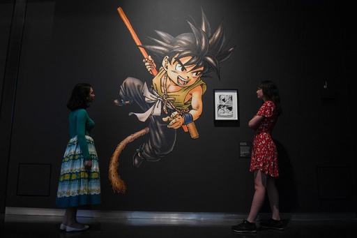 大英博物館で漫画展開幕、mangaとは「想像力を自由に働かせた絵」 写真