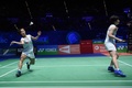 バドミントン、全英オープン、女子ダブルス準決勝。試合に臨む福島由紀/廣田彩花組（2020年3月14日撮影）。 (c)Oli SCARFF / AFP