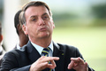 ブラジルのジャイル・ボルソナロ大統領（2020年4月24日撮影）。(c)EVARISTO SA / AFP